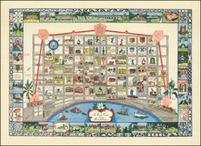 Pictorial Maps and New Orleans Map By Myro Zimmerman Barnes