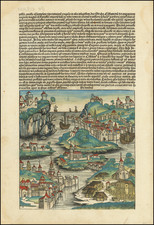 Turkey and Turkey & Asia Minor Map By Hartmann Schedel