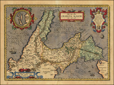 Southern Italy Map By Abraham Ortelius