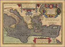 Aeneae Troiani Navigatio Ad Virgilij Sex priores Aeneidos By Abraham Ortelius