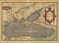 Ukraine, Romania, Turkey and Turkey & Asia Minor Map By Abraham Ortelius