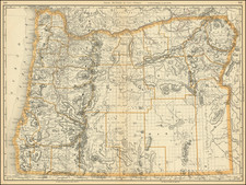 Oregon Map By Rand McNally & Company