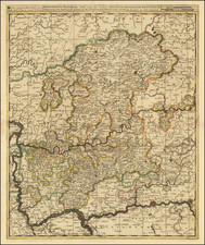 Mitteldeutschland Map By Gerard & Leonard Valk