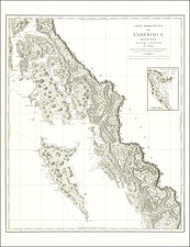 Alaska and British Columbia Map By George Vancouver