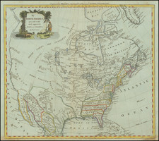 United States and North America Map By Thomas Conder