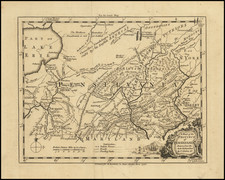 Mid-Atlantic and Pennsylvania Map By Thomas Kitchin