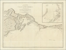  [ Mount St. Elias to Prince Wiliam Sound, Chiswell Island, etc. ]    A Chart Shewing Part of the Coast of N.W. America, with the Tracks of His Majesty's Sloop Discovery. . .  By George Vancouver