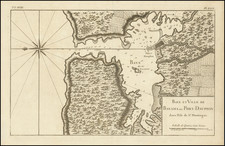 [Fort-Liberte Bay]  Baye et Ville de Bayaha ou Port-Dauphin dans L'Isle S. Domingue