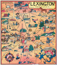 Lexington Kentucky  . . .  Limned by Marie Halpert