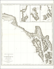 (Mount St. Elias and Mt Fairweather to Cape Decision, Stika, Juneau and Prince Frederick Sound) Cote Nord-Ouest De L'Amerique Reconnue Par Cape. Vancouver Ve. Partie [Northwest Coast of America as recognized by Captain Vancouver, 5th Part] By George Vancouver