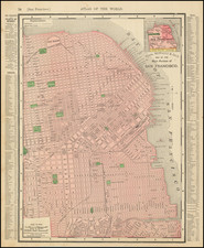 Map of the Main Portion of San Francisco By William Rand  &  Andrew McNally