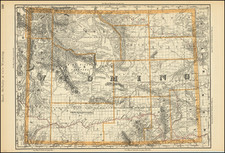 Wyoming Map By Rand McNally & Company