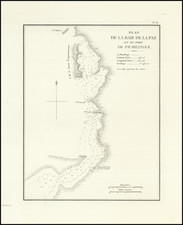 [La Paz, Baja California Sud]  Plan De La Baie De La Paz et Du Port De Pichilingue By Eugene Duflot De Mofras