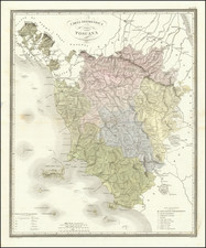 Northern Italy Map By Francesco Costantino Marmocchi