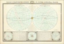 Celestial Maps Map By F.A. Garnier