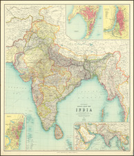 India Map By Thacker, Spink & Co.