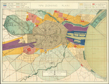 City of Dublin New Town Plan | General Development of Whole Region | No 4 Zoning Plan