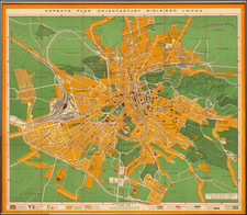 Ukraine Map By W. Horbay