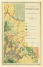 Montana Map By Julius Bien & Co. / John B. Leiberg