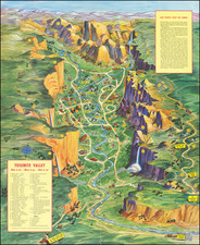 Pictorial Maps and Yosemite Map By H.S. Crocker & Co.