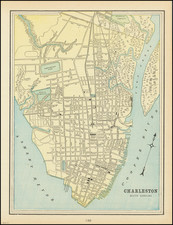 South Carolina Map By George F. Cram