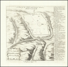 Jerusalem Map By Thomas Shaw