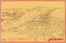 Wyoming and Pictorial Maps Map By Chris King