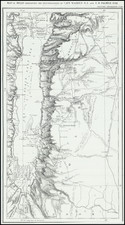 Holy Land Map By Palestine Exploration Fund