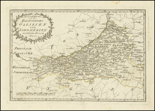 Poland Map By Franz Johann Joseph von Reilly