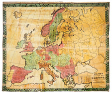 Europe Map By Pelton & Clarke