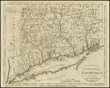 Connecticut Map By John Payne