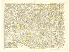 Süddeutschland Map By Philippe Buache