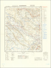 Persia & Iraq Map By General Staff of the German Army