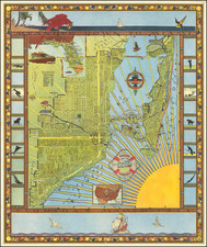 Florida Map By Arthur B. Suchy