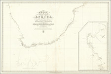 South Africa Map By British Admiralty