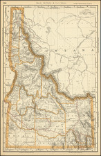 Idaho Map By William Rand  &  Andrew McNally