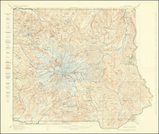 Washington Map By U.S. Geological Survey