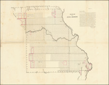 Missouri Map By U.S. General Land Office