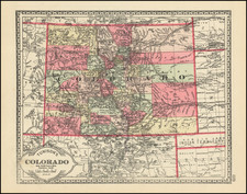 Colorado and Colorado Map By H.C. Tunison