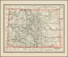 Colorado and Colorado Map By People's Publishing Co.