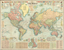 World Map By G.W. Bacon & Co.