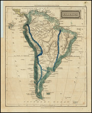 South America Map By W. & D. Lizars