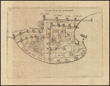 Jerusalem Map By Johann Bongars / Pietro Vesconte