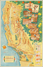 Pictorial Maps and California Map By Cal Rambeau