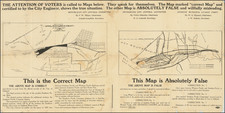 California, San Francisco & Bay Area and Other California Cities Map By Allied Printing