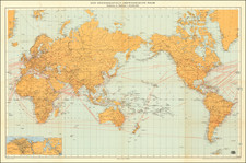 World and World War II Map By Freytag & Berndt / Artaria & Co.