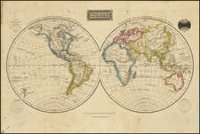 World Map By W. & D. Lizars