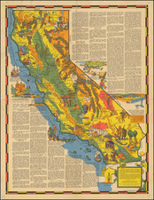 Pictorial Maps and California Map By R.T. Aitchison