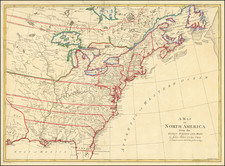 United States and North America Map By John Blair