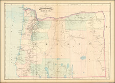 Oregon Map By Asher  &  Adams